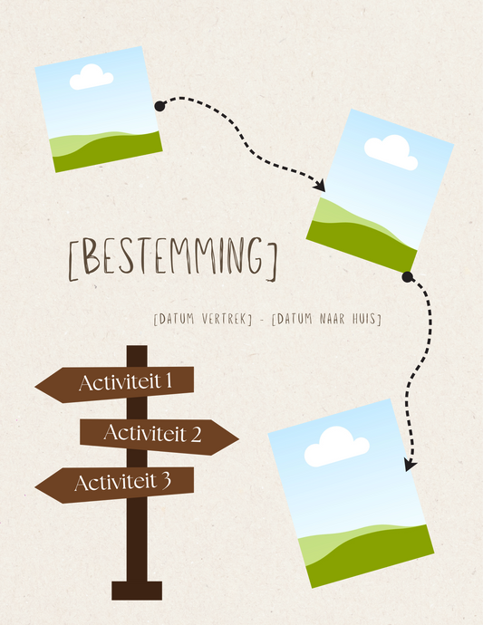 GRATIS Reisplanning Template in Canva